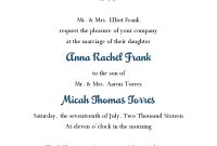 Jewish Wedding Invitations Templates Invitation Template Ideas for size 1000 X 1400