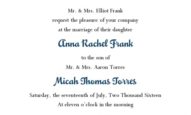 Jewish Wedding Invitations Templates Invitation Template Ideas for size 1000 X 1400