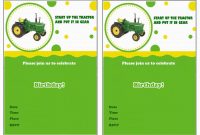 John Deere Free Printable Birthday Party Invitations Birthday with regard to measurements 1228 X 868