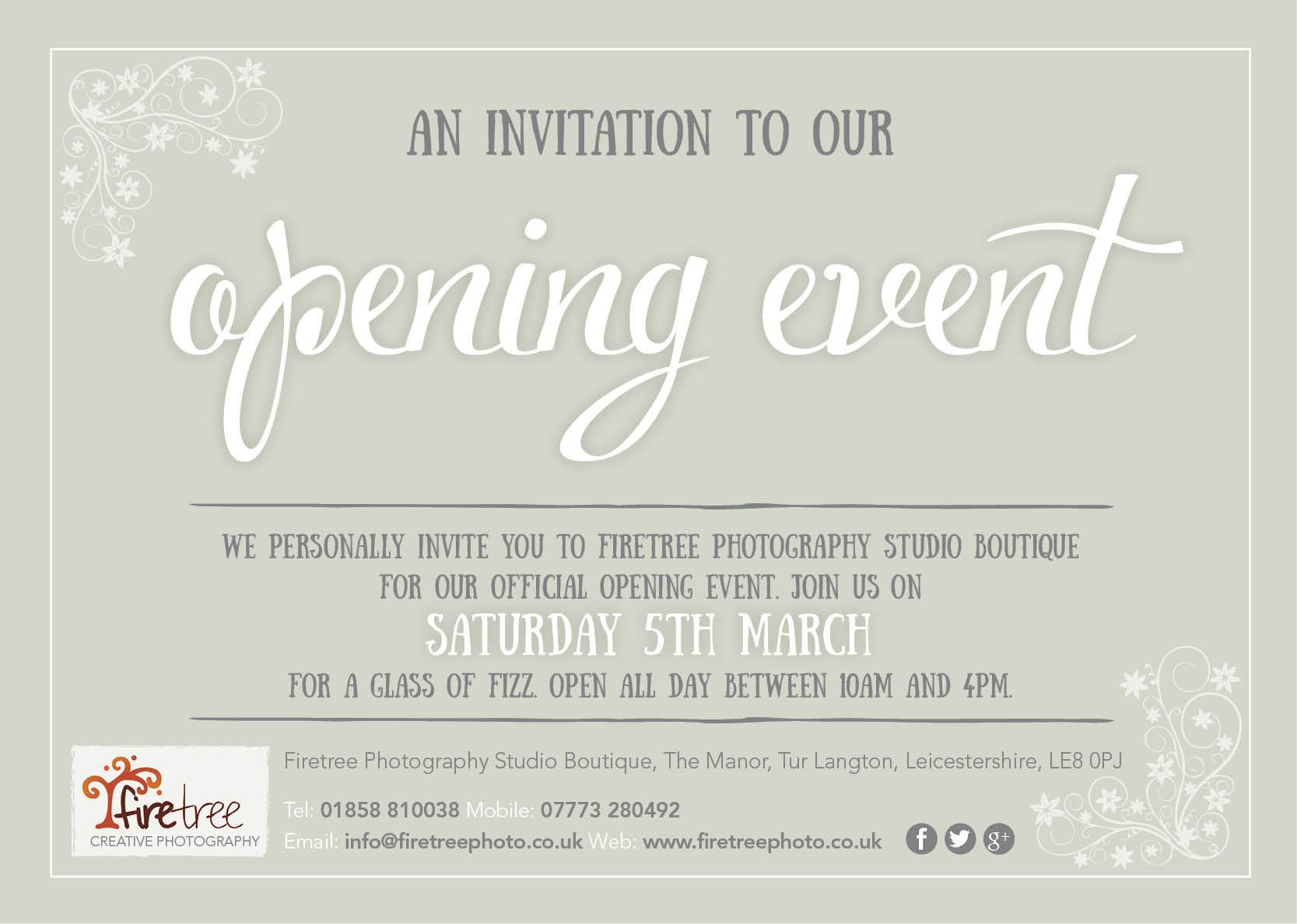 Open Day Invitation Template • Business Template Ideas