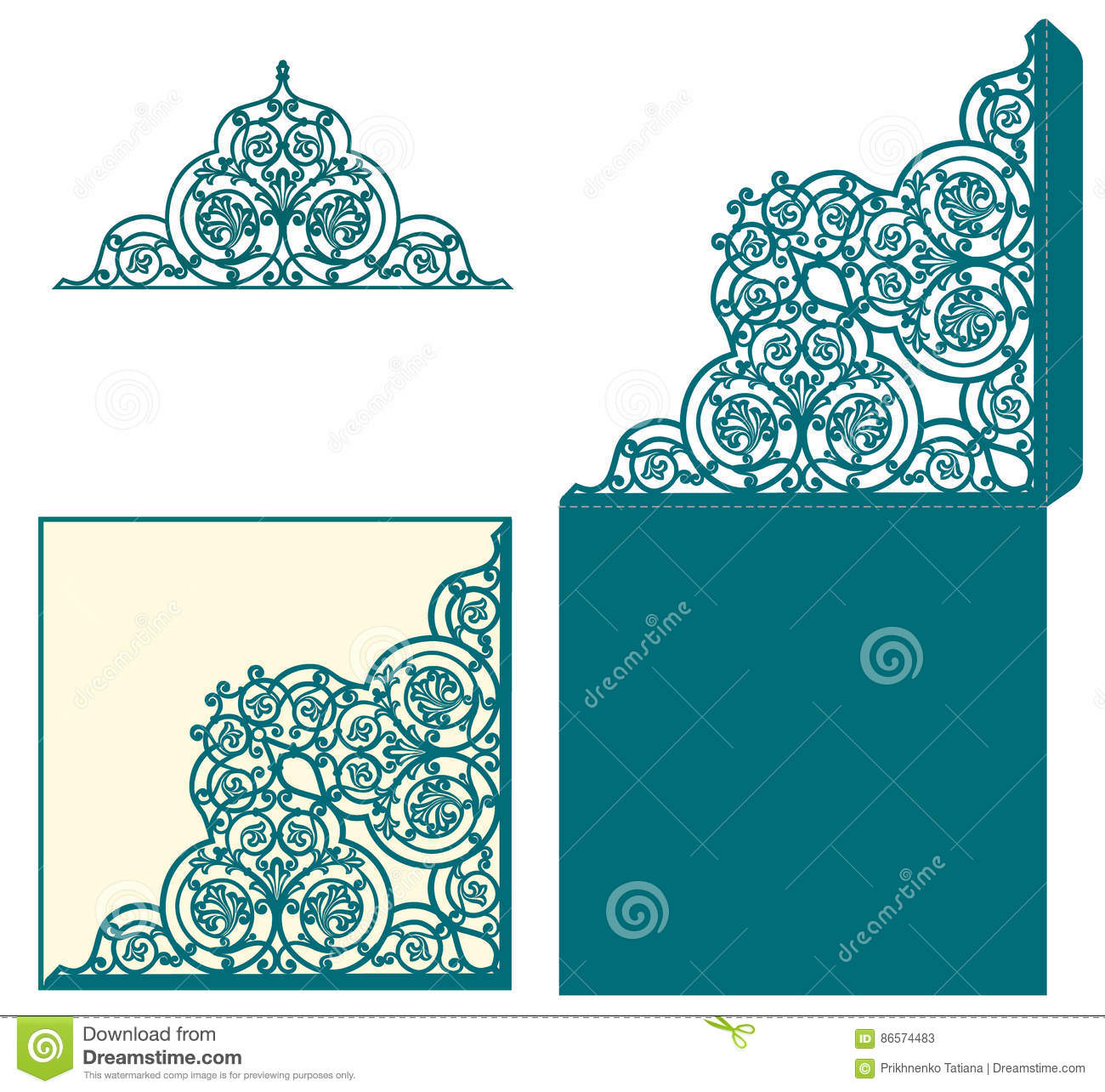 Layout Wedding Invitation Stock Vector Illustration Of Card 86574483 intended for size 1300 X 1284