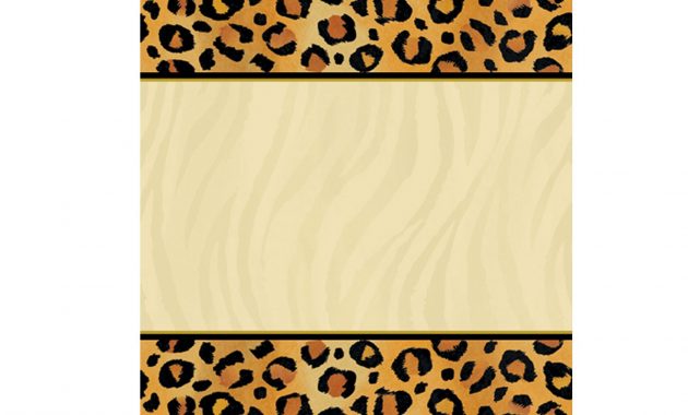 Leopard Print Invitations Printable Free Cakepins Cheetah with sizing 1600 X 1600