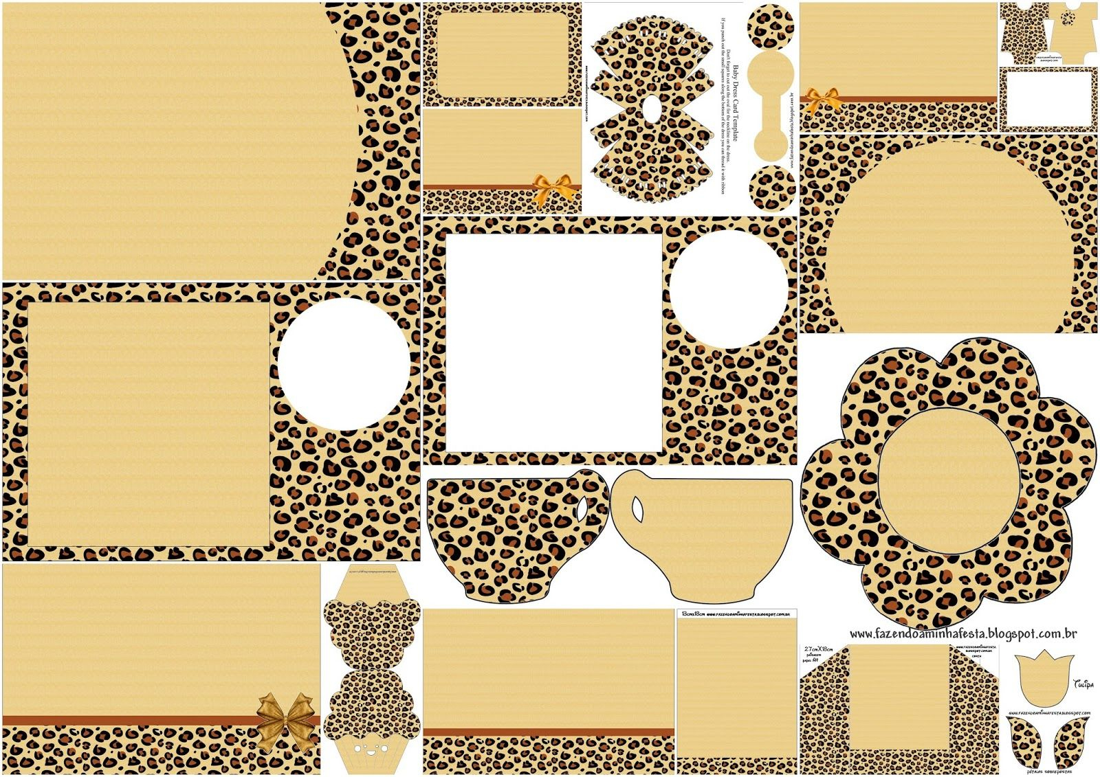 Leopard Prints Free Printable Invitation Party Free Printable pertaining to proportions 1600 X 1131