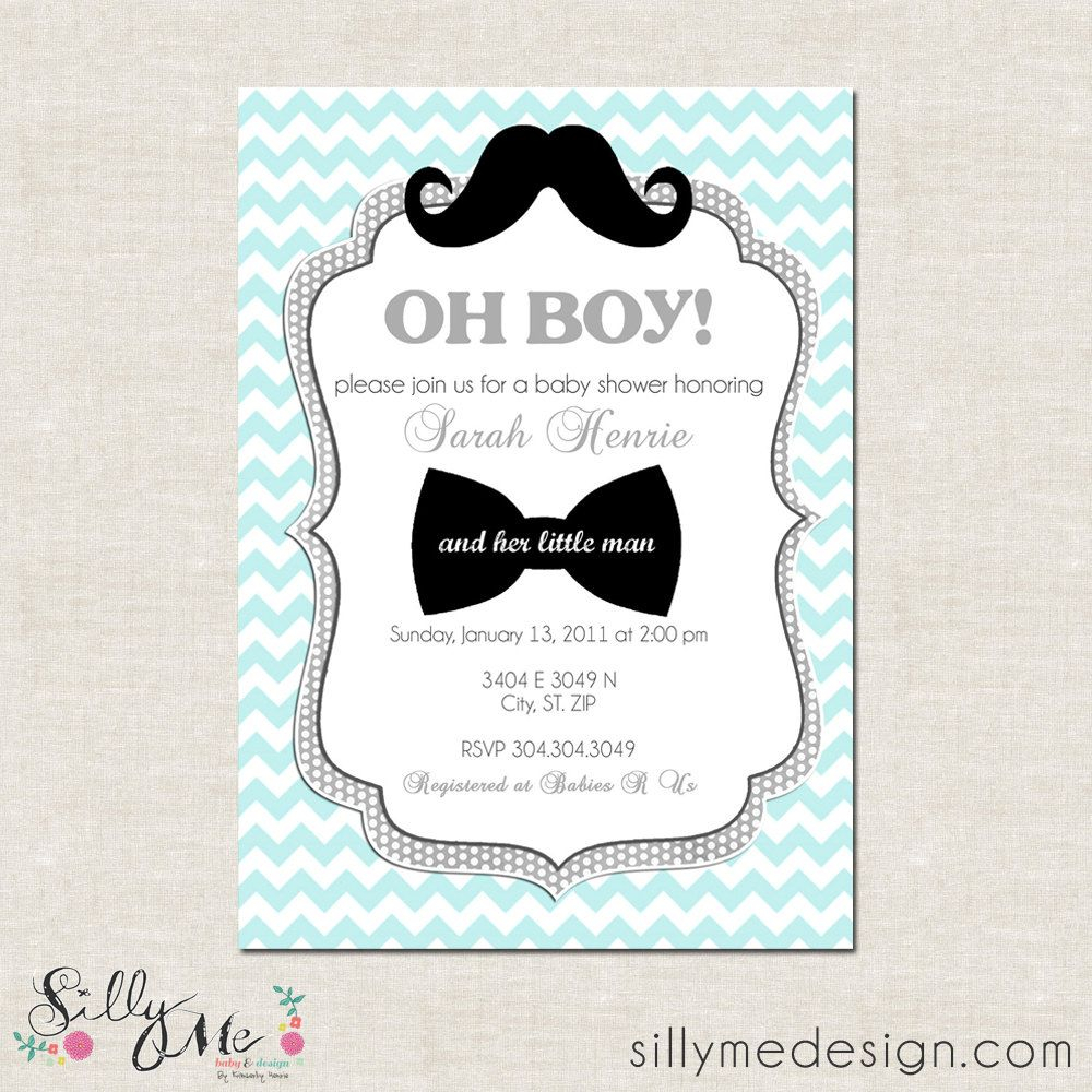 Little Man Ba Shower Invitations And Get Inspired To Create A inside size 1000 X 1000