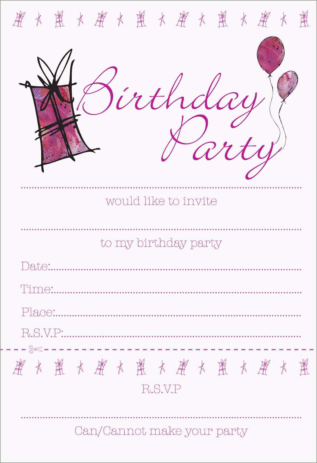 Lovely 18th Birthday Party Invitation Templates Free Best Of Template within measurements 1096 X 1600