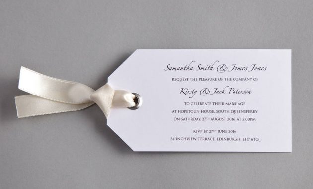 Luggage Tag Wedding Invitation Twenty Seven Notonthehighstreet within proportions 900 X 900