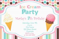 Luxury Ice Cream Social Invitation Template Free Best Of Template within sizing 1500 X 1071