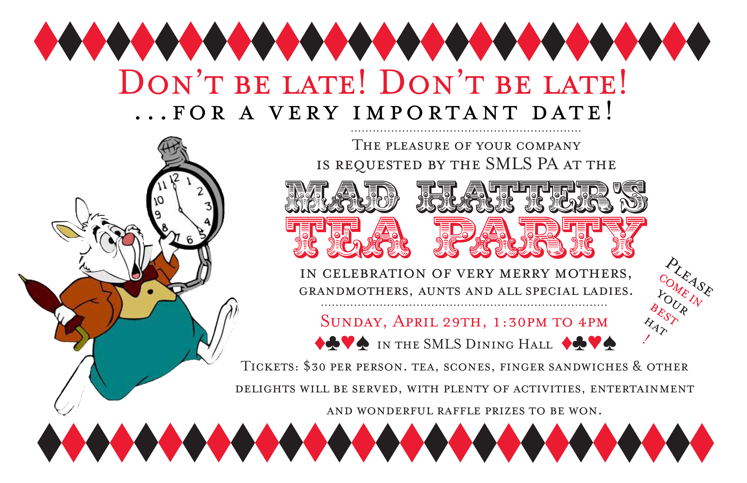 Mad Hatter Tea Party Invitations And Comely Invitations Fitting pertaining to dimensions 2550 X 1650