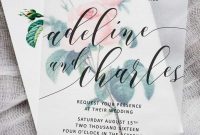 Make These Sweet Floral Wedding Invitations Using Nothing More Than in size 900 X 1138