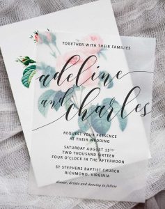 Make These Sweet Floral Wedding Invitations Using Nothing More Than in size 900 X 1138