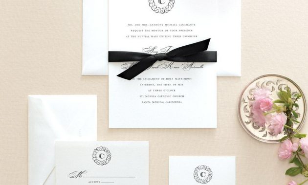 Martha Stewart Wedding Invitations Anarchistshemale intended for sizing 954 X 954