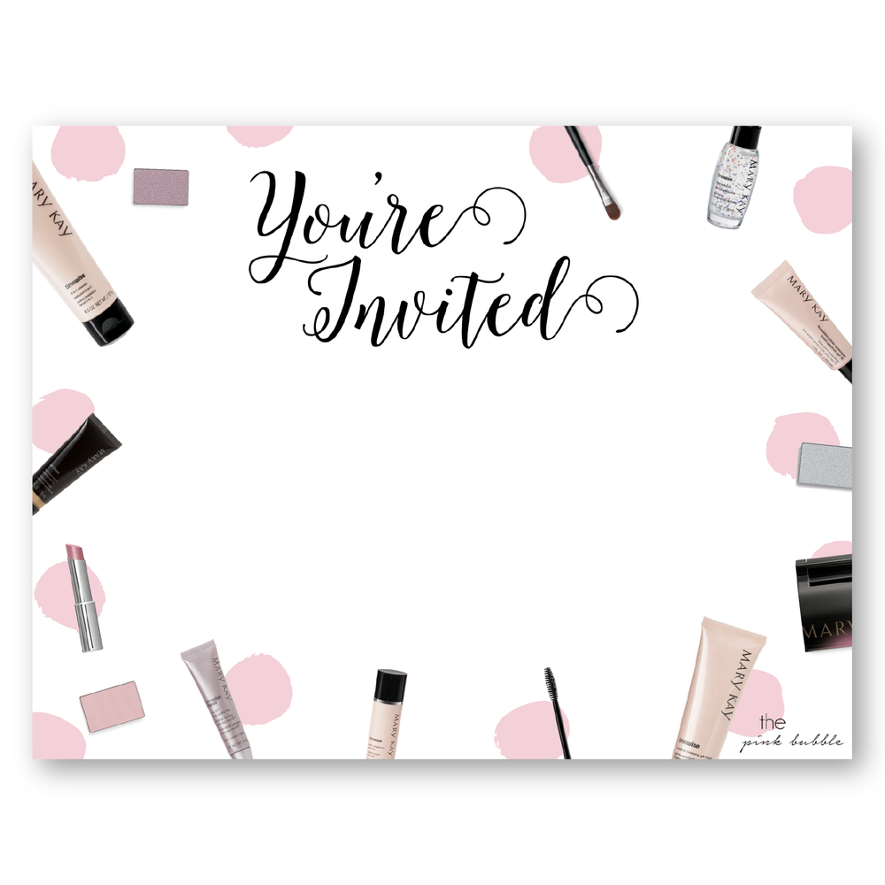 Mary Kay Party Invitations To Create Dreams Party Invitation With inside measurements 1000 X 1000