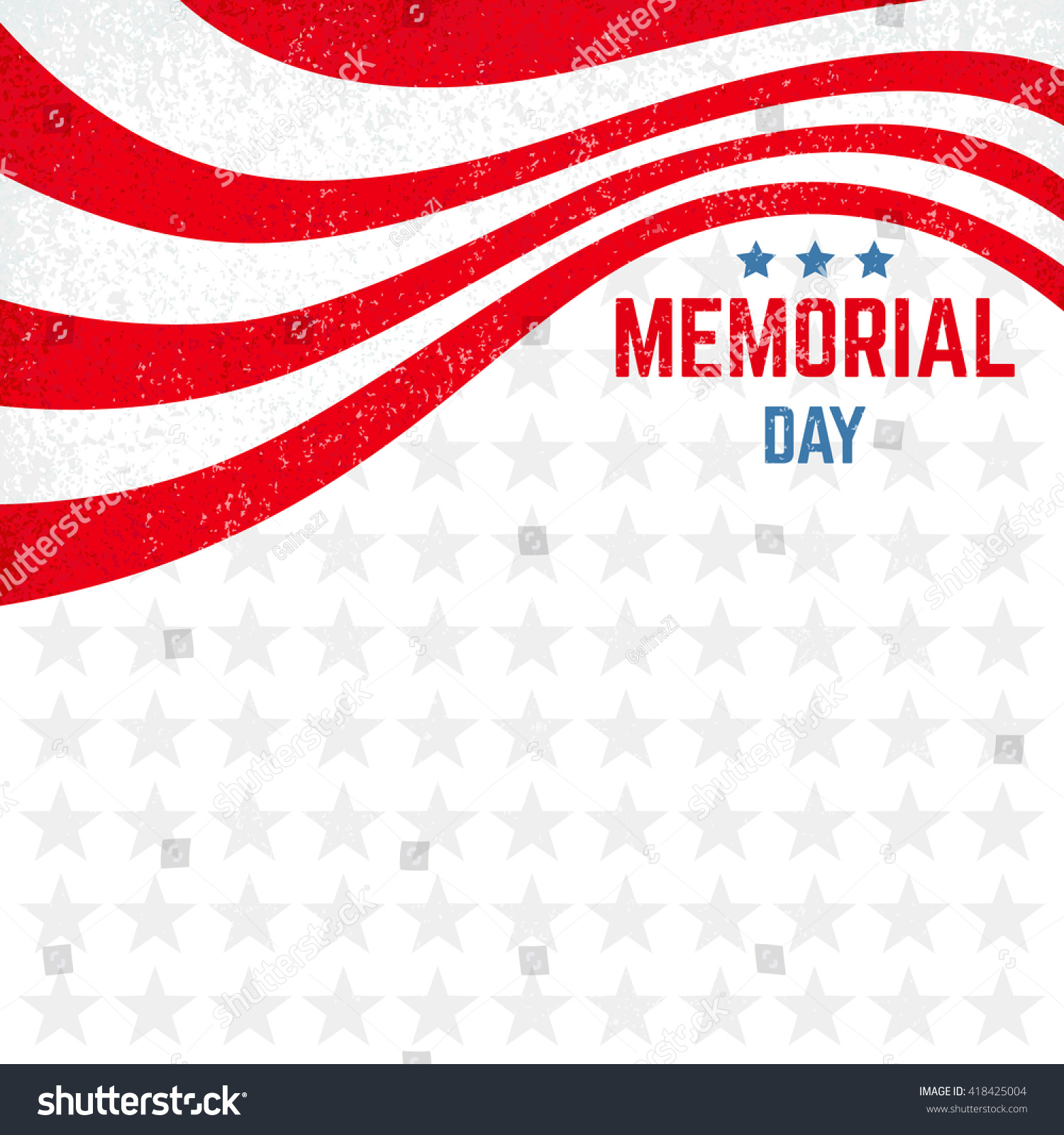 Memorial Day Background Stars Stripes Holiday Stock Vector Royalty throughout dimensions 1500 X 1600