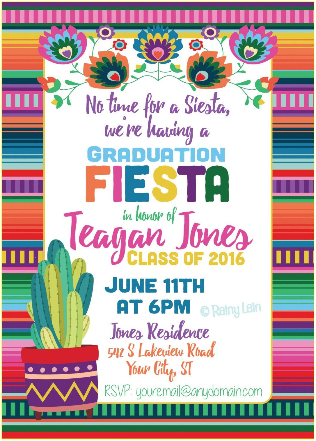 Mexican Fiesta Invitation Template Free Template Resume Examples inside proportions 1086 X 1515