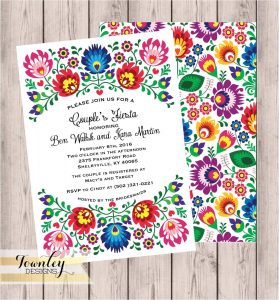 Mexican Fiesta Invitation Templates Free 2018 Mexican Wedding for dimensions 1393 X 1500