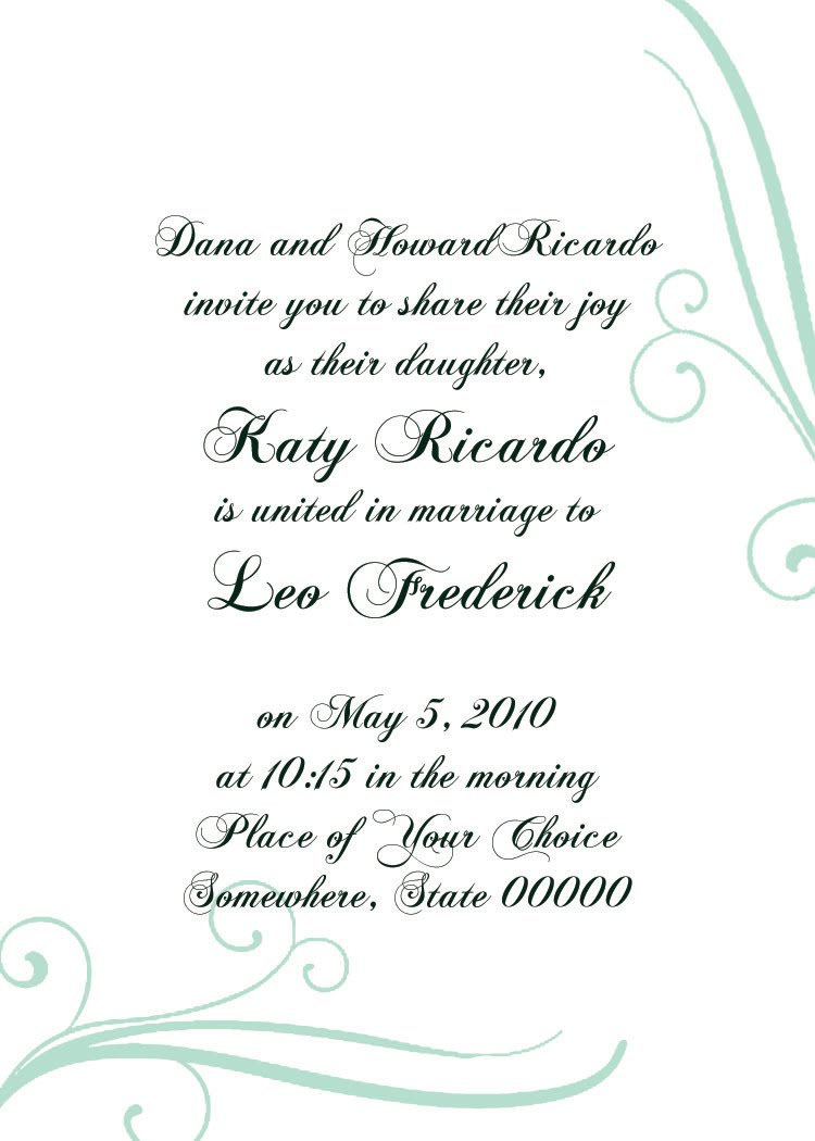 Micaela Brodys Online Portfolio Invitation Templates Formal within measurements 750 X 1050