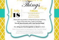 Money Hip Mamas How To Host A My Favorite Things Party pertaining to sizing 1005 X 1205