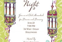 Moroccan Nights Invitation A Moroccan Theme Is A Great Twist On within sizing 825 X 1275