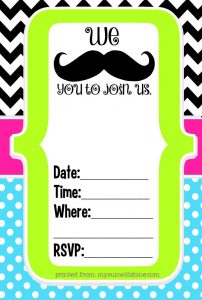 Mustache Birthday Invitations Ideas For Aurel Invitation Ideas within size 804 X 1193