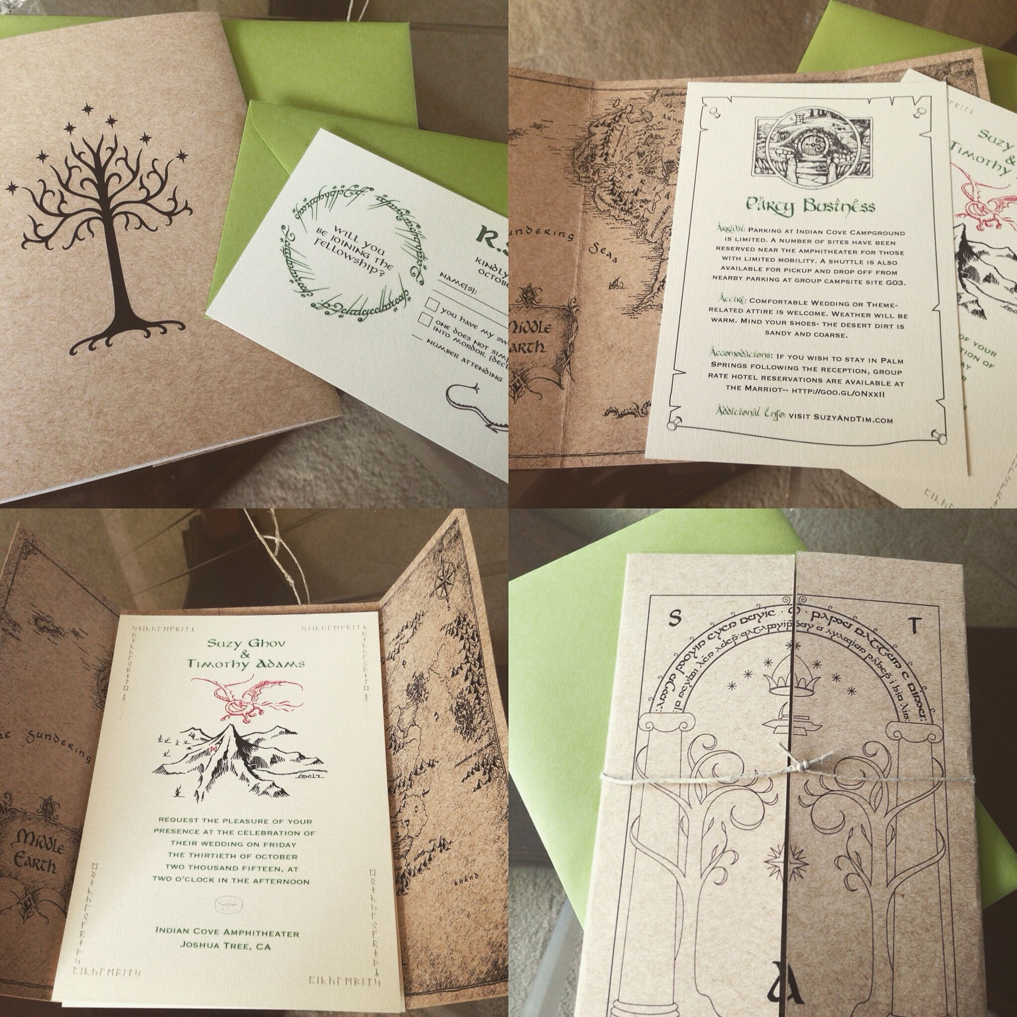 My Fiance Made These Awesome Lord Of The Rings Invitations Lotr inside sizing 2048 X 2048