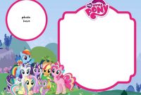 My Little Pony Birthday Invitation Template Equestria Free pertaining to measurements 1050 X 750