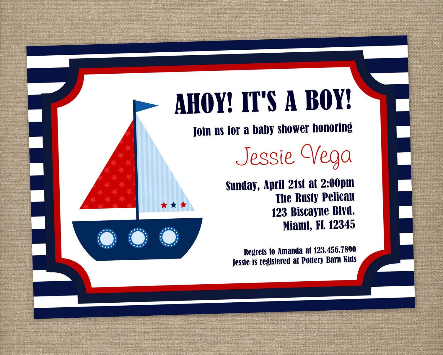 Nautical Ba Shower Invitation Templates Free Stork Party Ba pertaining to dimensions 1500 X 1200