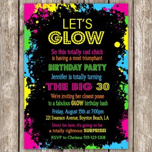 Neon Party Invitations Templates Free Best Of Dance Party regarding proportions 1500 X 1500