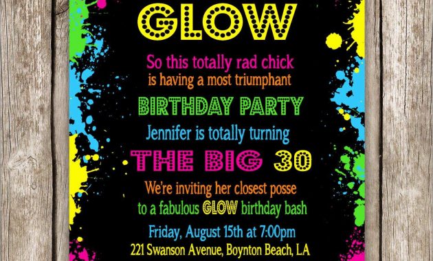 Neon Party Invitations Templates Free Best Of Dance Party regarding proportions 1500 X 1500