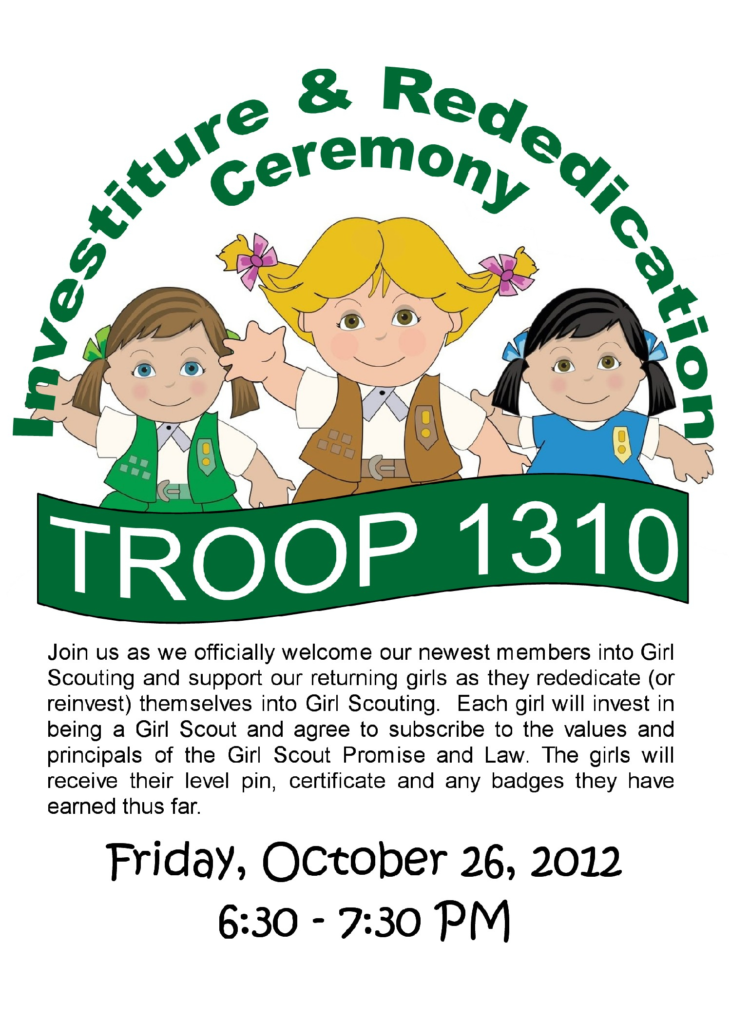 New Event Investiture Rededication Ceremony Troop 1310 throughout dimensions 1500 X 2100