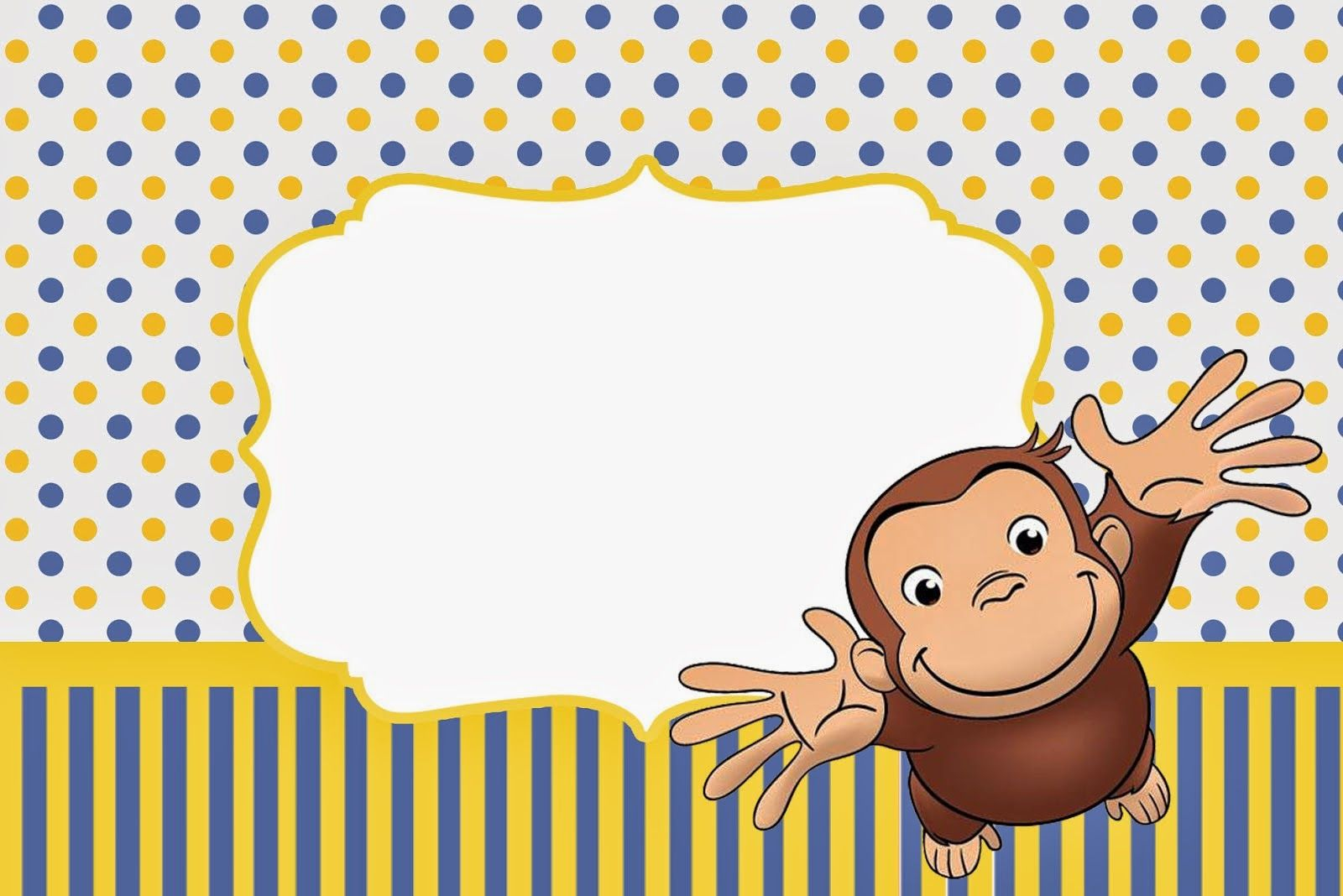 Nice Free Printable Curious George Ba Shower Invitation Template for measurements 1600 X 1068