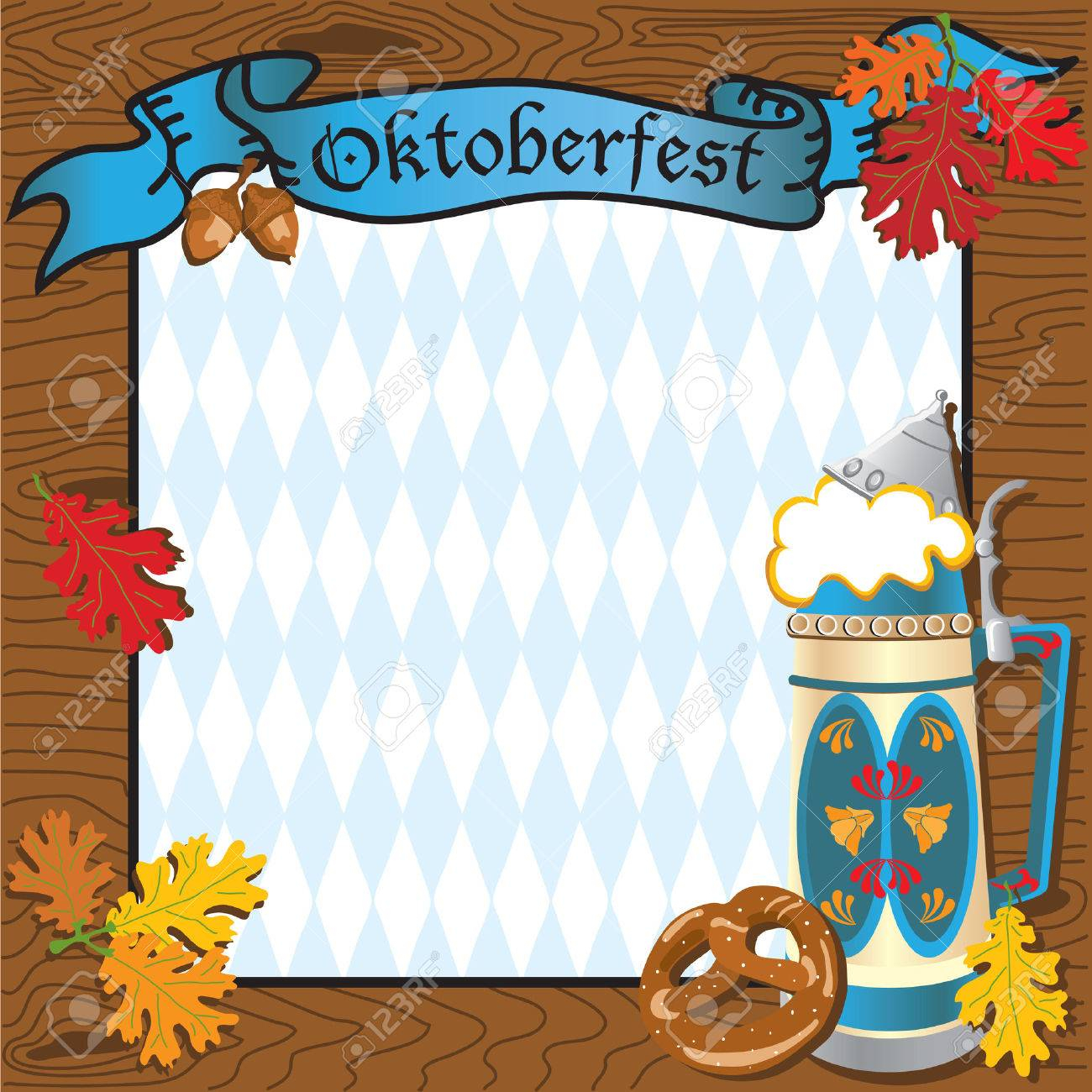 Oktoberfest Party Invitation Royalty Free Cliparts Vectors And intended for dimensions 1300 X 1300