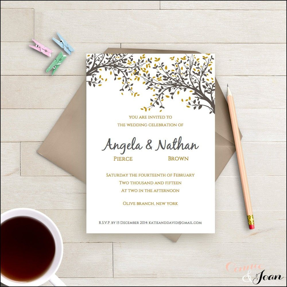 One Page Wedding Invitations Templates Tarj De Boda Printable intended for proportions 1000 X 1000