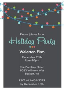 Order Form Christmas Party Invitations Christmas Party intended for proportions 750 X 1050