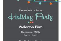 Order Form Christmas Party Invitations Christmas Party with sizing 750 X 1050