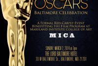 Oscar Invitation Invitations Star Award Oscar Party Prom within proportions 1200 X 1800