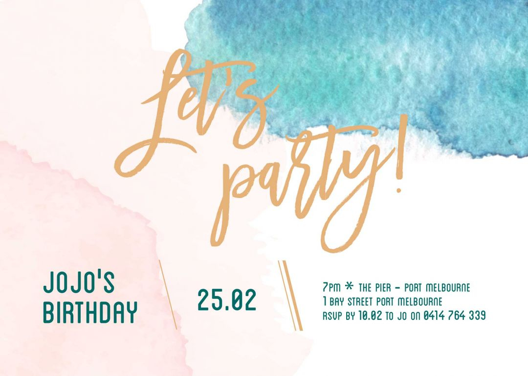 Our Top 10 Birthday Invitation Templates For Teenagers Paperlust regarding size 1080 X 771