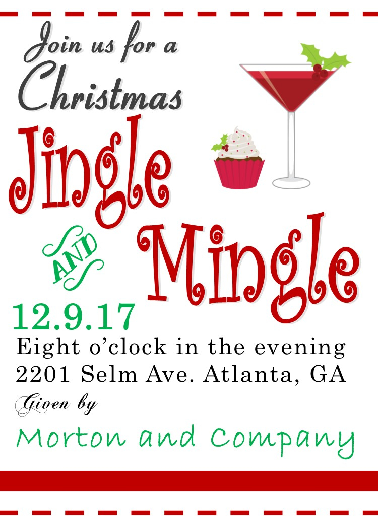 Over 50 Fantastic Christmas Cocktail Party Invitations To Make Your within dimensions 750 X 1050