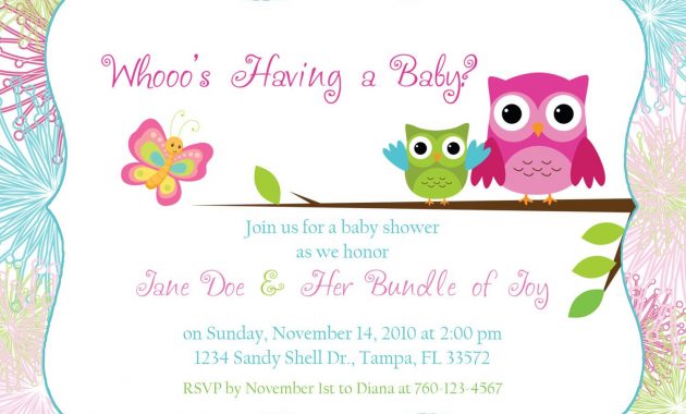 Owl Ba Shower Invitation Designsoccasion On Etsy 1600 pertaining to sizing 1500 X 1071