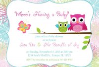 Owl Ba Shower Invitation Designsoccasion On Etsy 1600 with regard to proportions 1500 X 1071