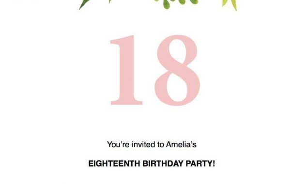 Party Invitation Template Home Decor Birthday Invitation intended for measurements 830 X 1188