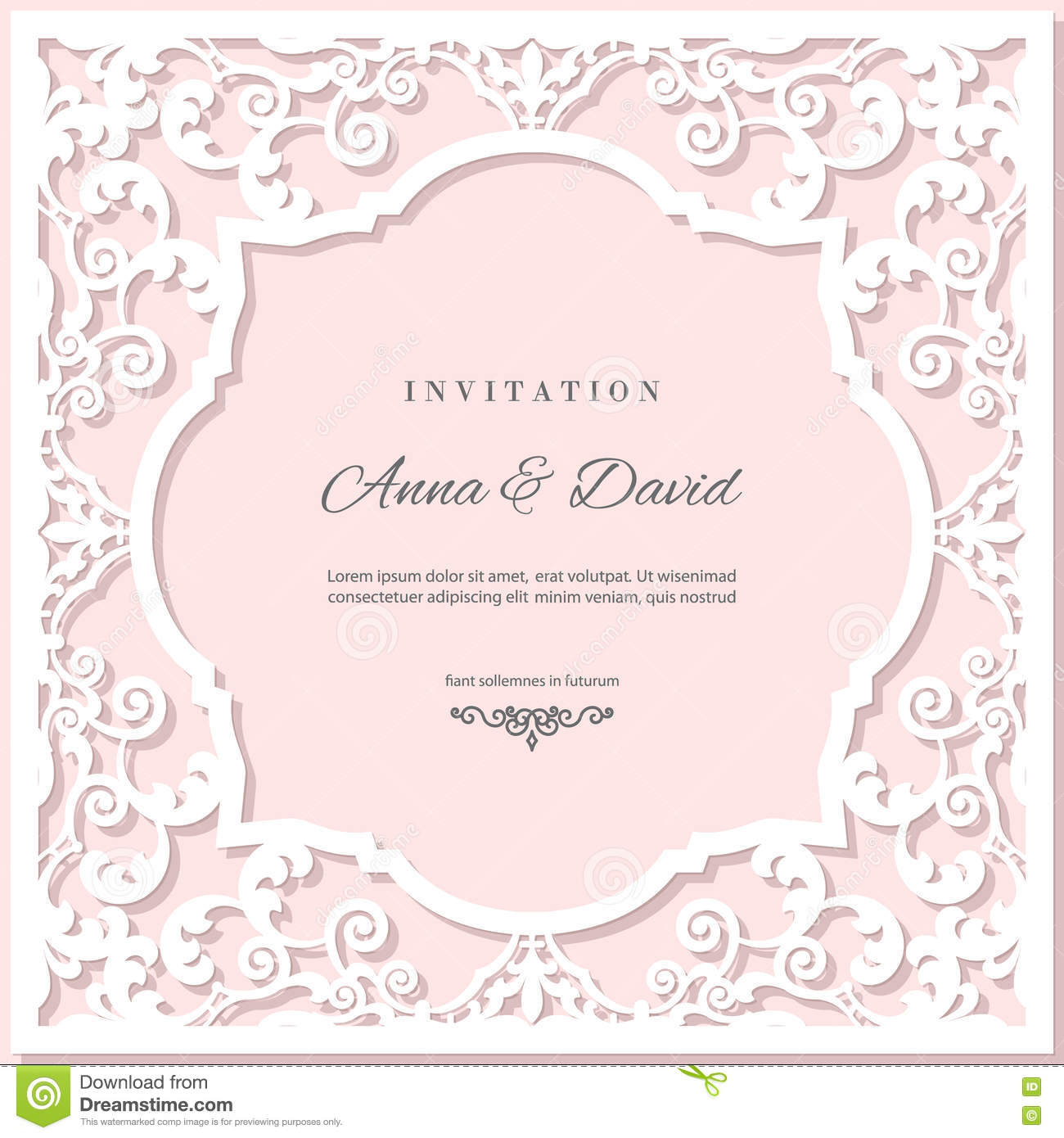 Pastel Wedding Invitation Template Invitation Templates Free with regard to size 1300 X 1390