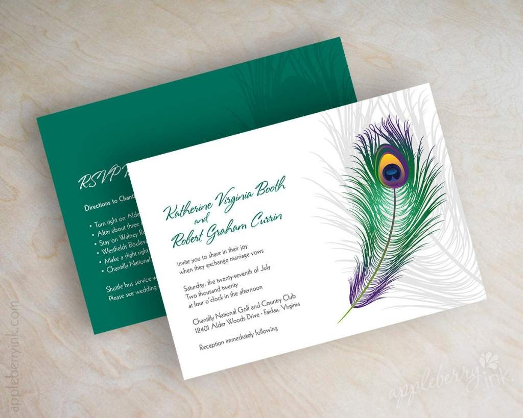 Peacock Wedding Invitations Template Bridal Wedding In 2019 within dimensions 1024 X 819