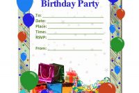 Pin Marian Freire On Random Free Birthday Invitation Templates with regard to proportions 1275 X 1650