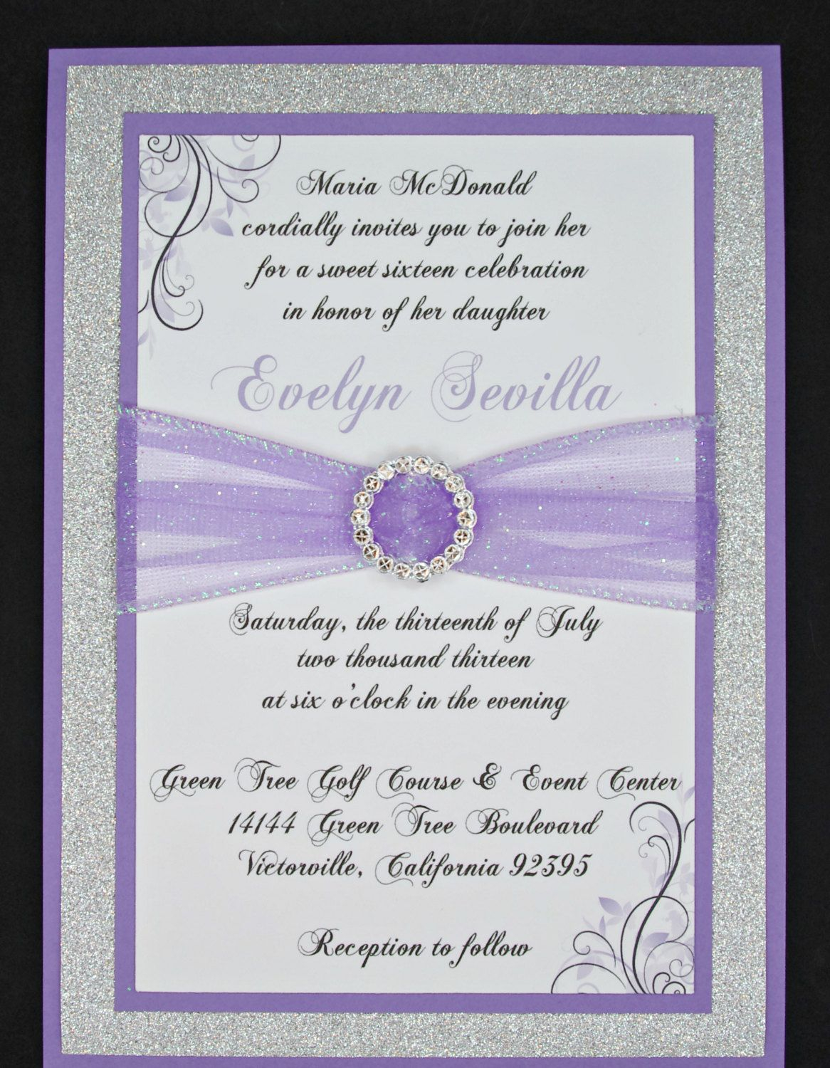 Pin Melissa Medina On Party Invitation Ideas In 2019 Lilac pertaining to measurements 1166 X 1500