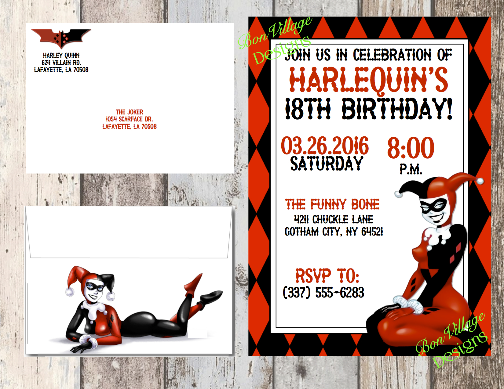 Pin Vanessa Medina On Elise Bday Harley Quinn 30th Birthday pertaining to proportions 1650 X 1275