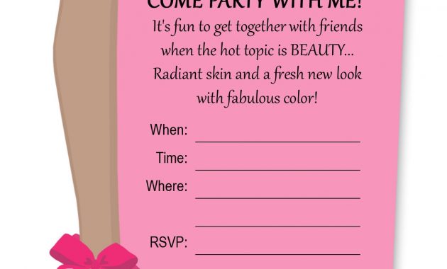 Pin Vick Henn On Mk Hostess Invitation Ideas Mary Kay Party within proportions 1299 X 1677