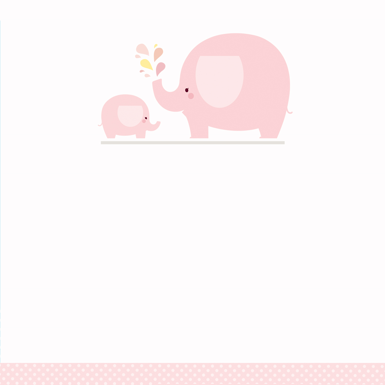 Pink Ba Elephant Free Printable Ba Shower Invitation Template intended for dimensions 1500 X 1500