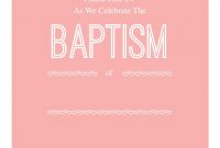 Pink Decorations Free Printable Baptism Christening Invitation with regard to proportions 1080 X 1560