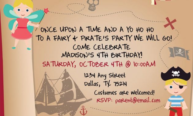 Pirate And Fairy Birthday Party Kateogroup Birthday Party intended for dimensions 1200 X 1200