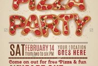 Pizza Party Invitation Template Free Invitation Templates Design within sizing 1159 X 1600